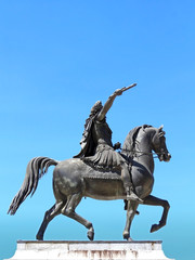 Fototapeta na wymiar pomnik Ludwika XIV w Montpellier