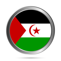 Sahrawi Arab DemocraticRepublic flag button