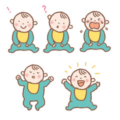 赤ちゃんの表情