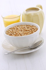 Delicious and healthy granola cereal
