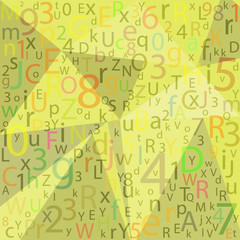 ABC Designed background.