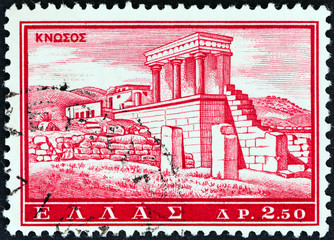 Knossos palace, Crete (Greece 1961)
