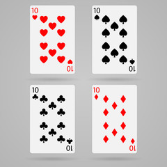 Vector ten cards