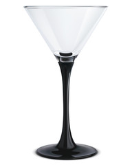 Martini glass. Vector Illustration