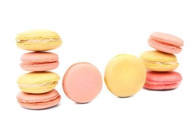 Stack of macaron cakes