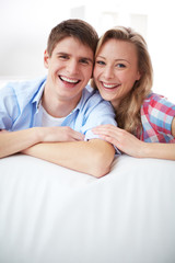 Fototapeta premium Dates laughing