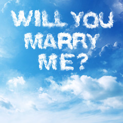 Cloud Marriage Proposal