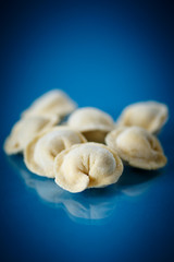 raw homemade pelmeni