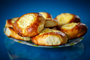 sweet homemade cheesecake with cream cheese