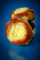 sweet homemade cheesecake with cream cheese