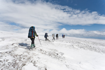 Group of hikers.