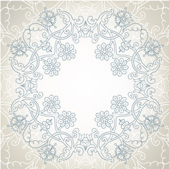 Vintage lace ornament background