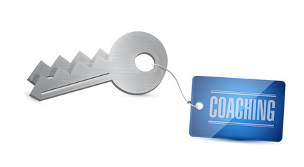 keys for coaching. illustration design