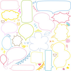 吹き出し　手書き