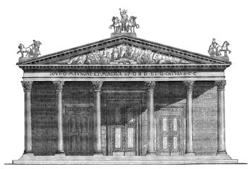 Ancient Rome : Jupiter's Temple © Erica Guilane-Nachez