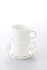 重なるカップ　cup