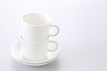 重なるマグカップ　cup