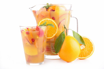 fruit juice isolated