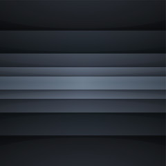 Abstract vector background with black paper layers