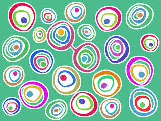 Colored abstract pattern