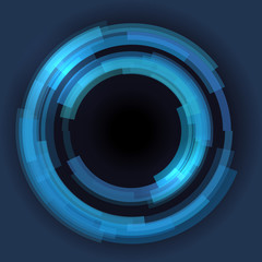 Obraz premium Abstract technology circles background