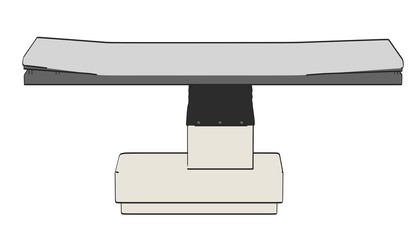 cartoon image of surgery bed