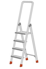 cartoon image of ladder tool