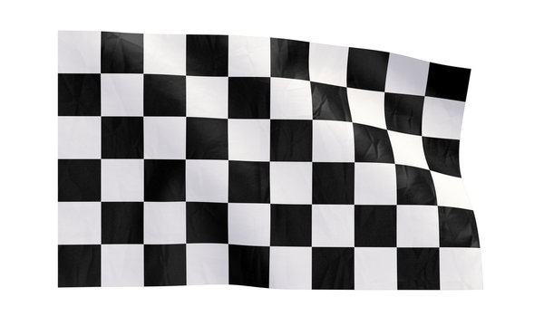 Start- Ziel- Flagge