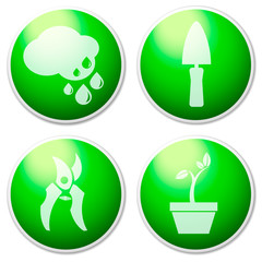 Garden - design elements (buttons).