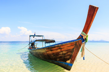 Traditional boat on beach