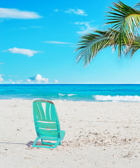 chair in the sand
