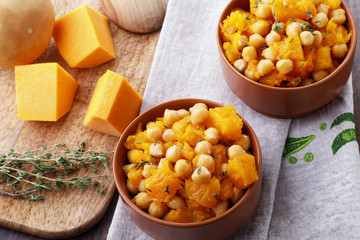 pumpkin with chickpeas