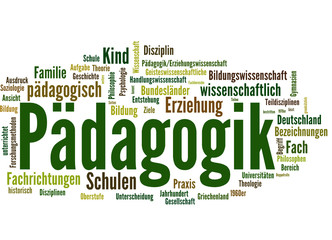 Fototapeta premium Pädagogik (Erziehung, Schule, Bildung, Lehrer)