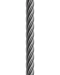 Metal cable isolated. Vector illustration
