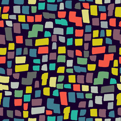 Seamless abstract hand drawn pattern