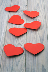 Obraz premium Hearts of paper