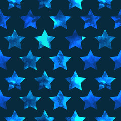 Seamless pattern with stars