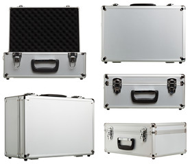 Metal suitcase