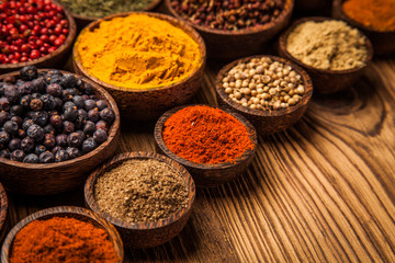 A selection of spices