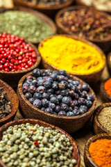 A selection of spices