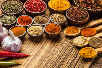 A selection of spices