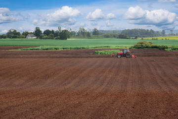 A plowed field. - 59069591