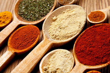 A selection of spices