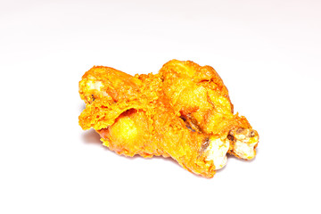 fried chicken on white paper