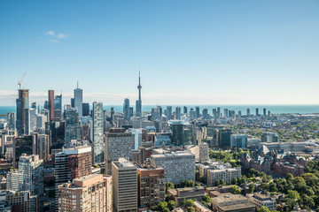 Scenic view of downtown Toronto