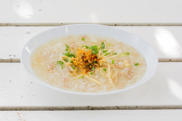 porridge rice gruel