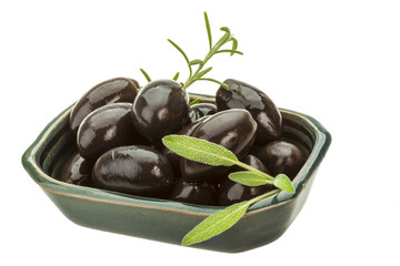 Black gigant olives