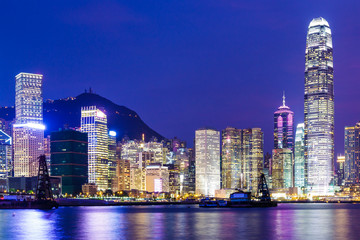 Naklejka premium Hong Kong
