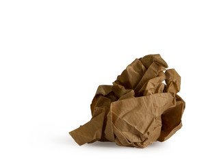 Naklejka premium crumpled paper