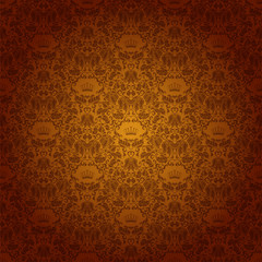 damask seamless floral pattern